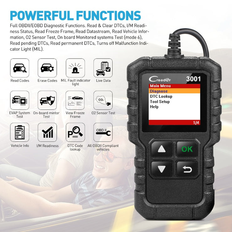 Code reader CR3001 X431 3001 Auto Scan tool