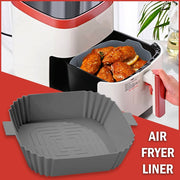 Air Fryer Silicone Pot Basket Liners Non-Stick Safe Oven Baking Tray Accessories