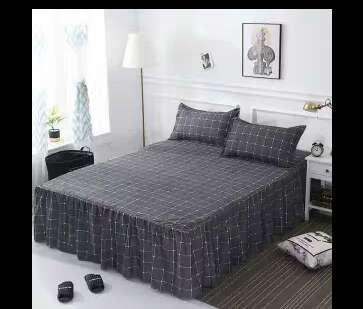 Bed Skirt Pillowcase 3 Woolly Bedsheet Bedding Set Bedspread