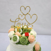 LOVE Wedding Party Acrylic Cake Insert