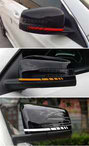 Side Mirror Striped Car Sticker