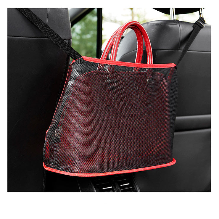 Car Net Pocket Handbag Holder Car Seat Storage